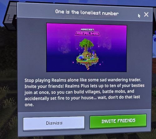 &laquo;Просто дикость&raquo;: фанаты раскритиковали рекламу мультиплеерной подписки Minecraft, в которой игроков-одиночек назвали &laquo;несчастными&raquo;