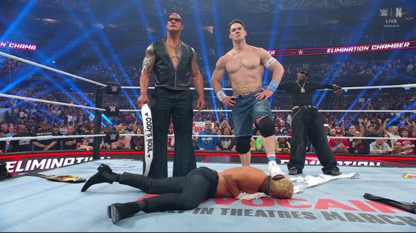 «Ты — GOAT». Дуэйн «Скала» Джонсон душевно поздравил Джона Сину с завершением карьеры в WWE