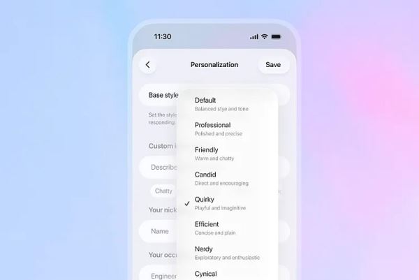 ChatGPT научился менять свой характер по желанию пользователя