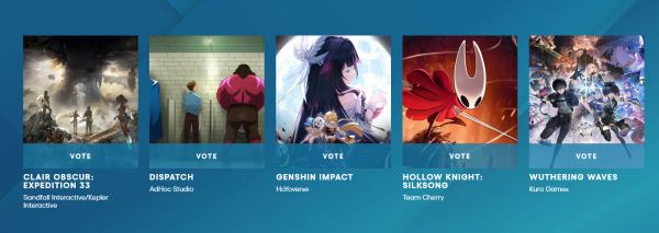 Donkey Kong Bananza, Death Stranding 2 и Ghost of Yotei выбыли: Выберите лучшую игру 2025 года на The Game Awards 2025